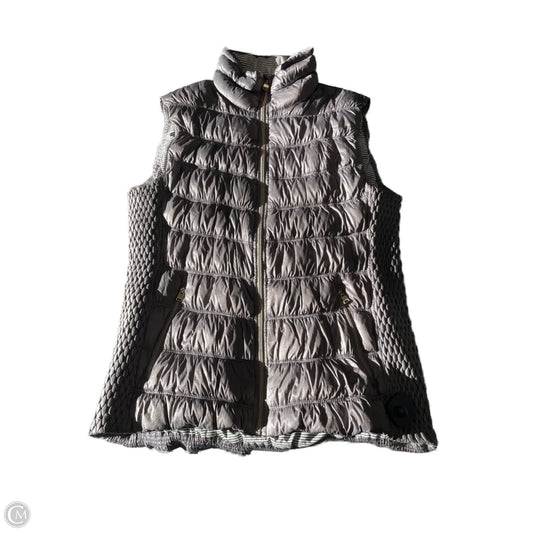 Vest Puffer & Quilted By Calvin Klein In Grey, Size: Xl
