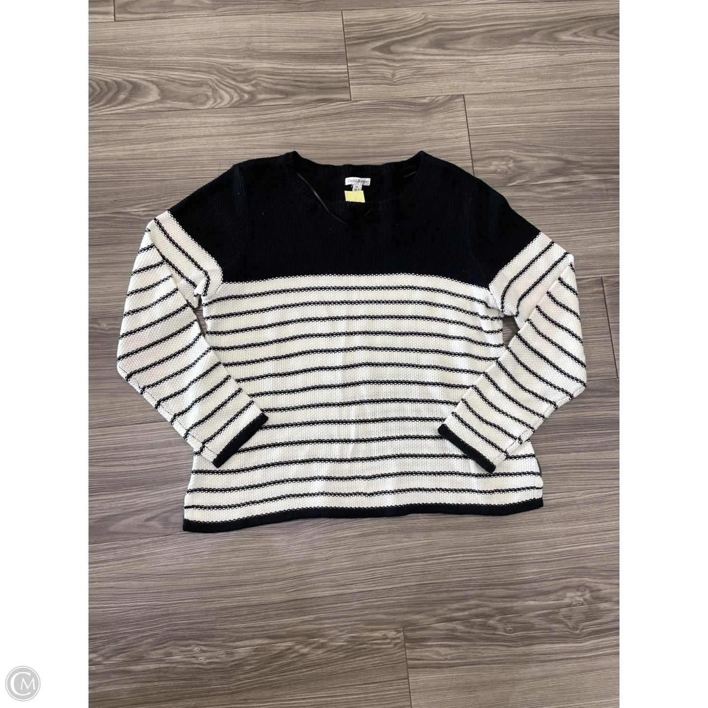 Sweater By Croft And Barrow In Black, Size: Xl