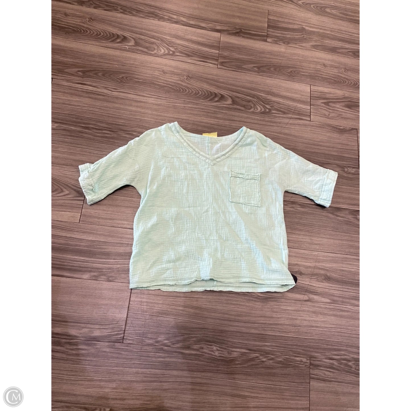 Top Short Sleeve By Clothes Mentor In Green, Size: Xl