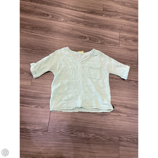 Top Short Sleeve By Clothes Mentor In Green, Size: Xl