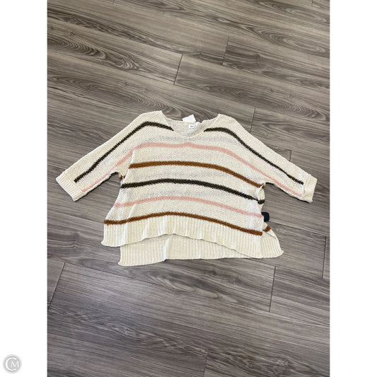 Sweater By Adora In Striped Pattern, Size: M