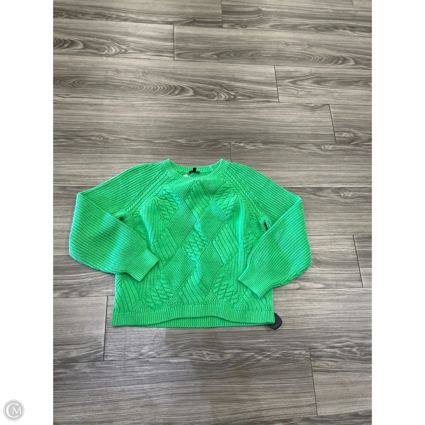 Sweater By Talbots In Green, Size: L