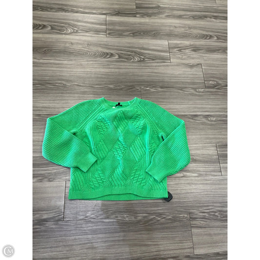 Sweater By Talbots In Green, Size: L