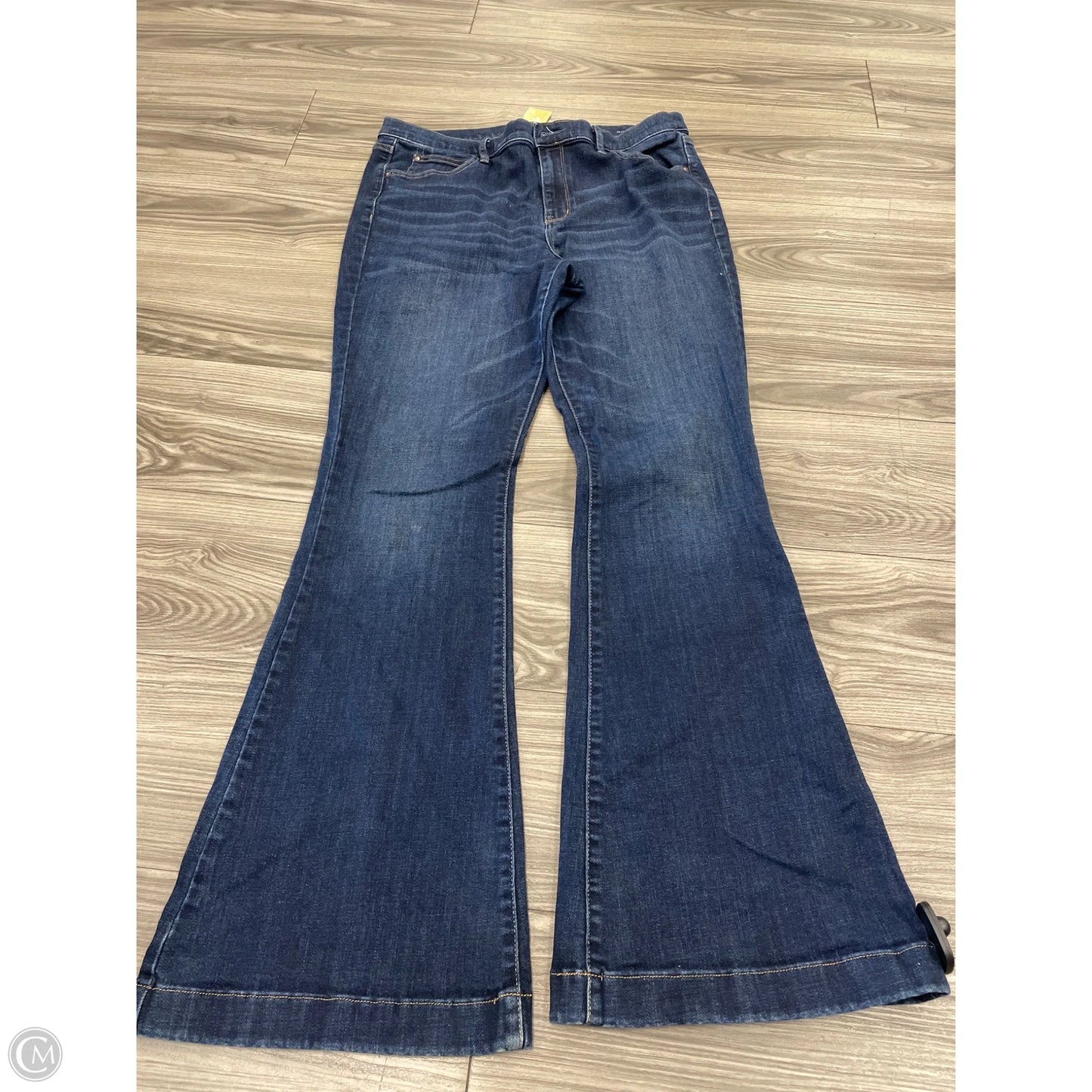 Jeans Flared By Ana In Blue, Size: 14