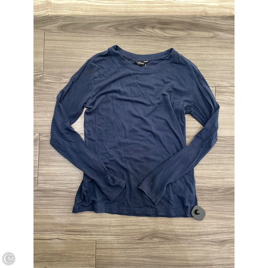 Top Long Sleeve By Allbirds In Blue, Size: M