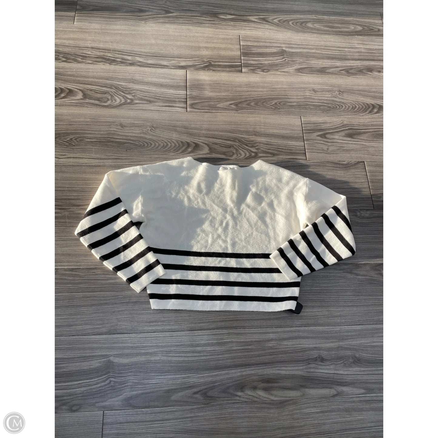 Sweater By Zenana In Striped Pattern, Size: S