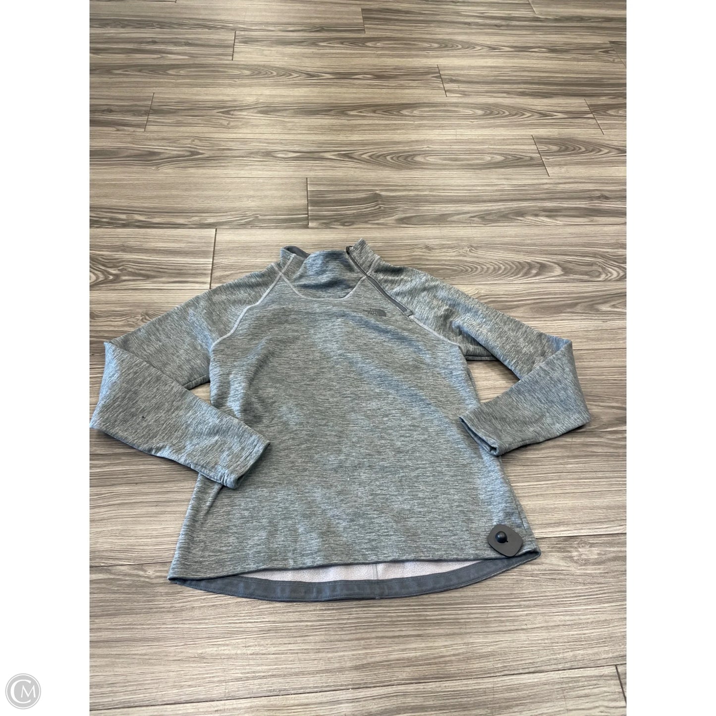 Athletic Sweatshirt Collar By The North Face In Grey, Size: L