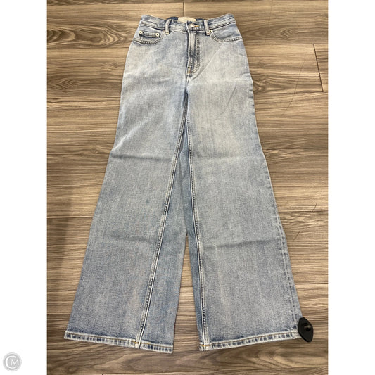 Jeans Wide Leg By Everlane In Blue, Size: 0