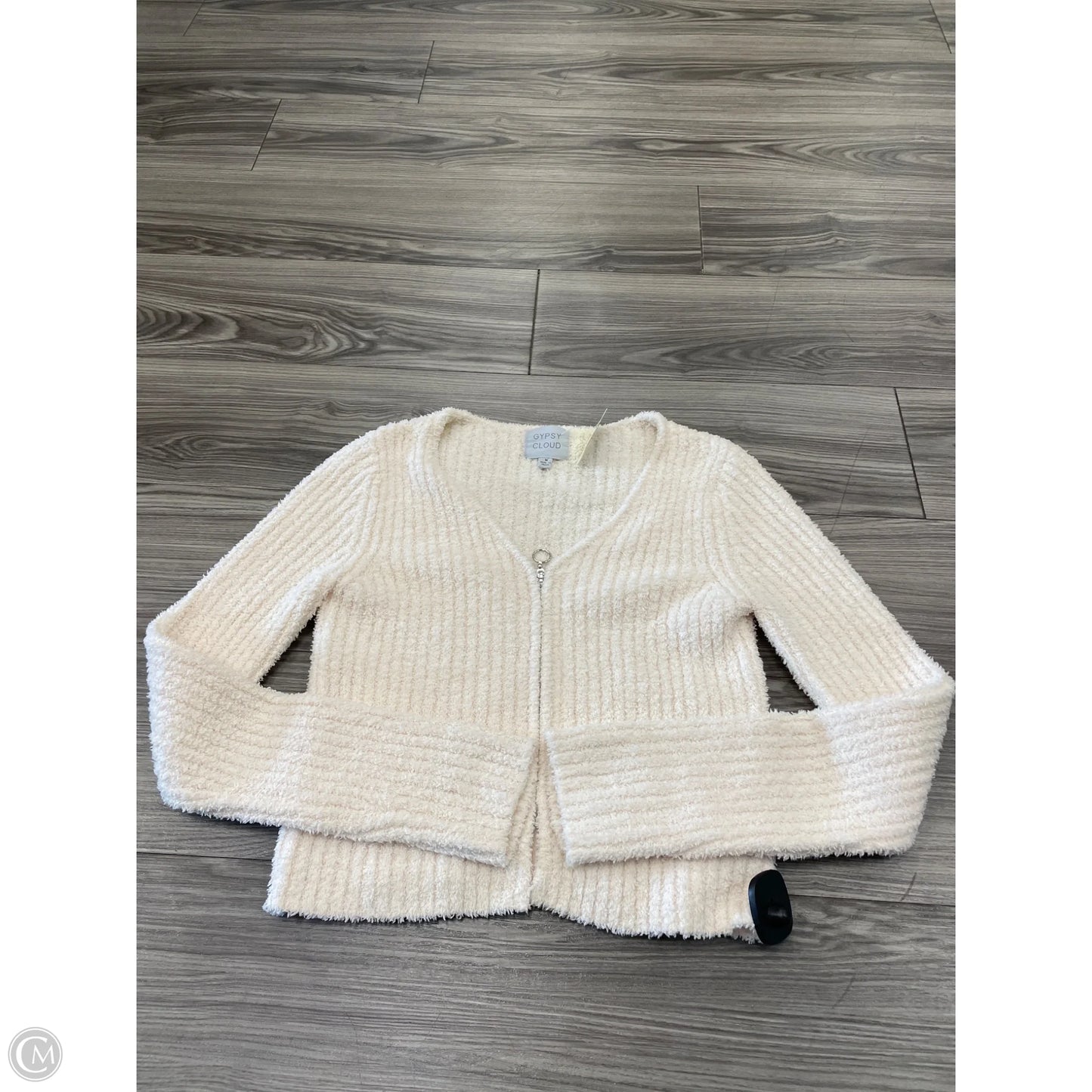 Sweater By Clothes Mentor In White, Size: M