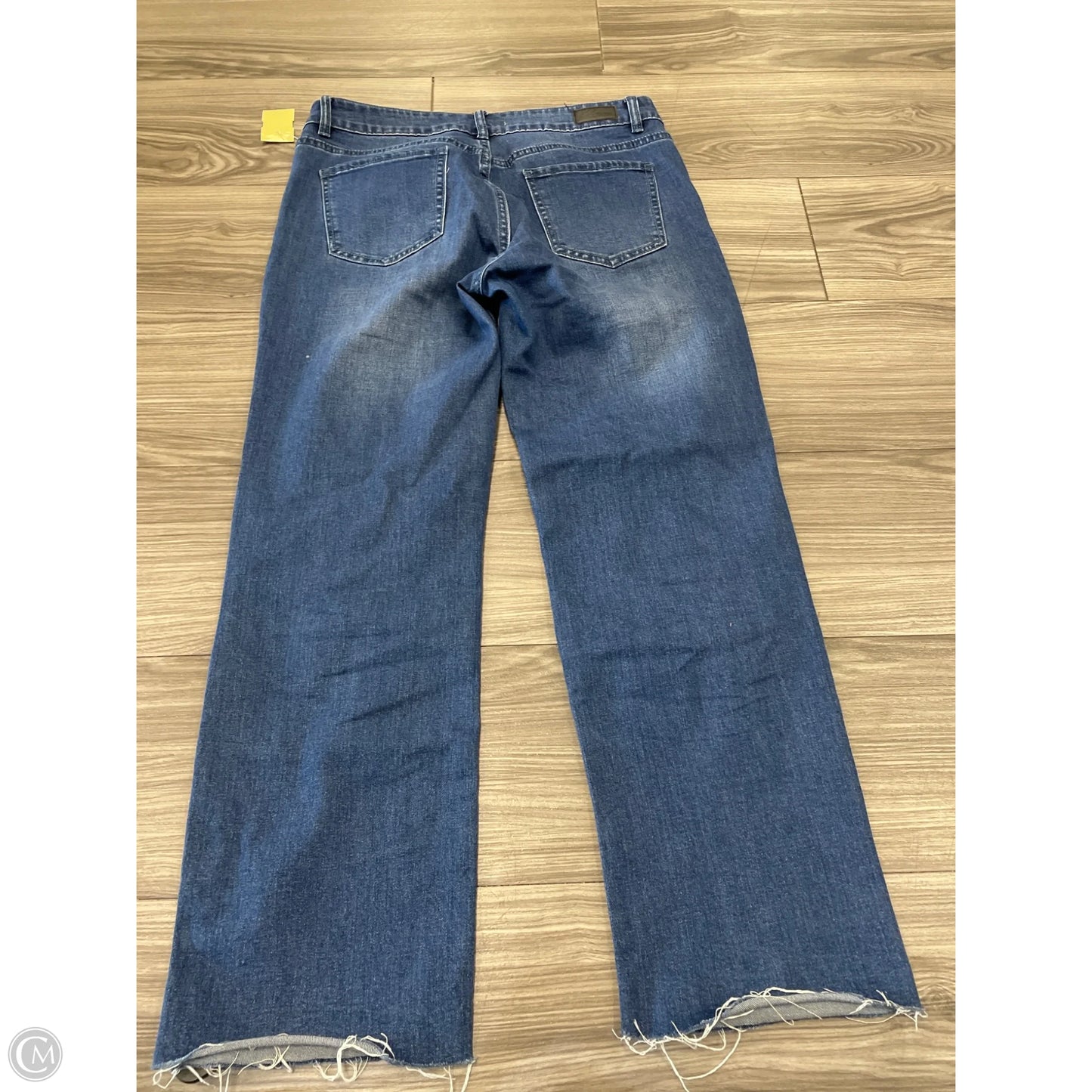 Jeans Wide Leg By Elan In Blue, Size: L