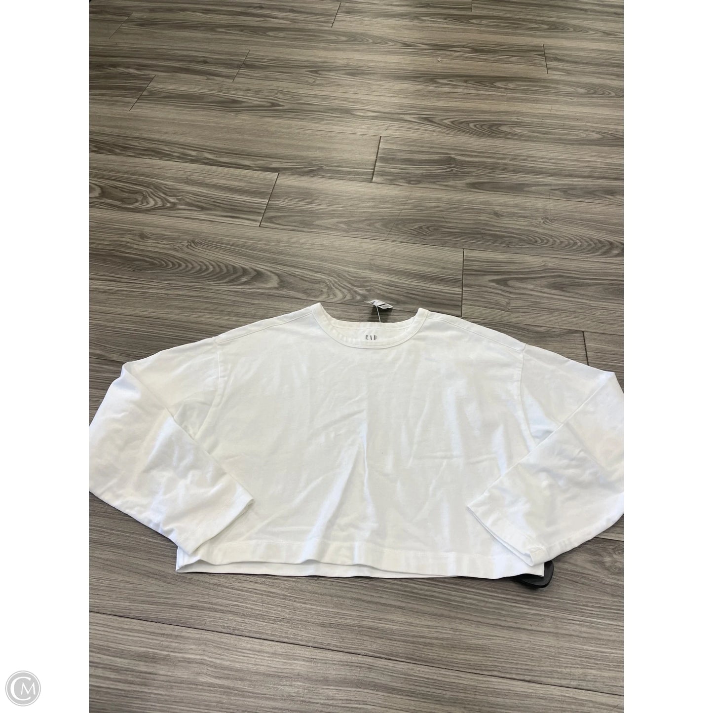 Top Long Sleeve By Gap In White, Size: Sp
