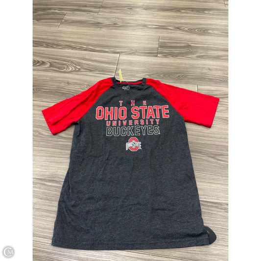 Top Short Sleeve By Clothes Mentor In Red, Size: M