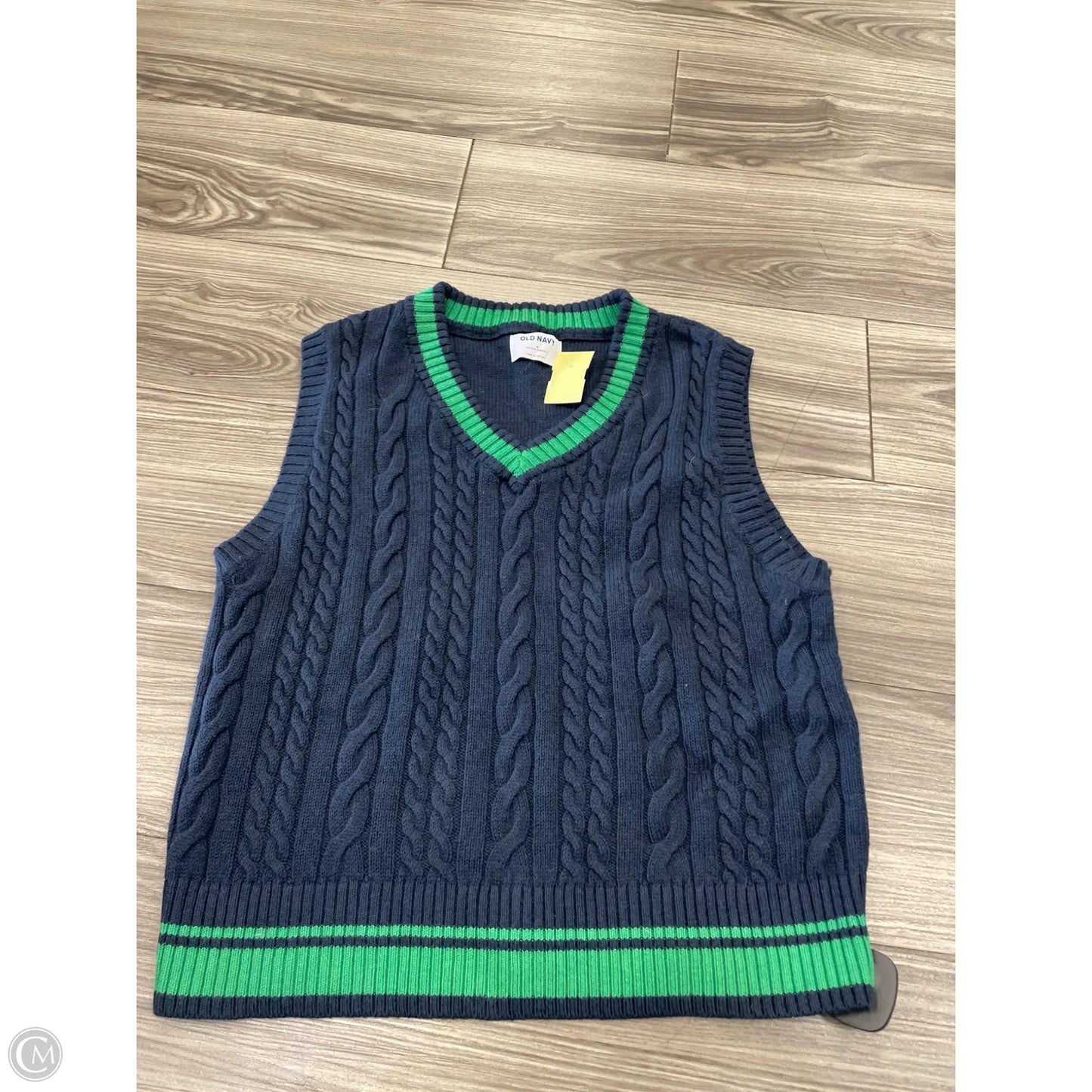 Vest Sweater By Old Navy In Blue, Size: M
