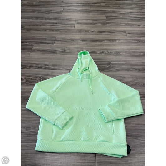 Sweatshirt Hoodie By Clothes Mentor In Green, Size: M
