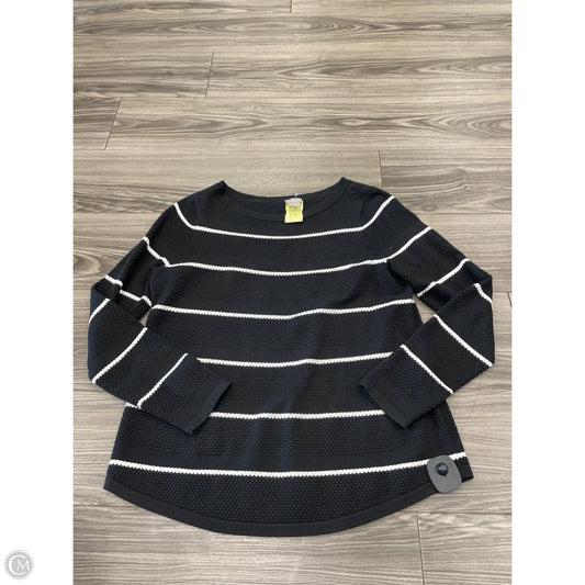 Top Long Sleeve By Chicos In Striped Pattern, Size: L