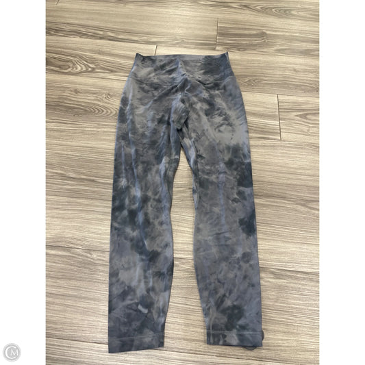 Athletic Leggings By Lululemon In Grey, Size: 8