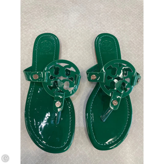 Sandals Designer By Tory Burch In Green, Size: 10