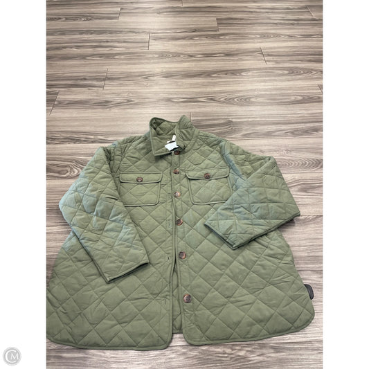 Jacket Puffer & Quilted By Maurices In Green, Size: 1x