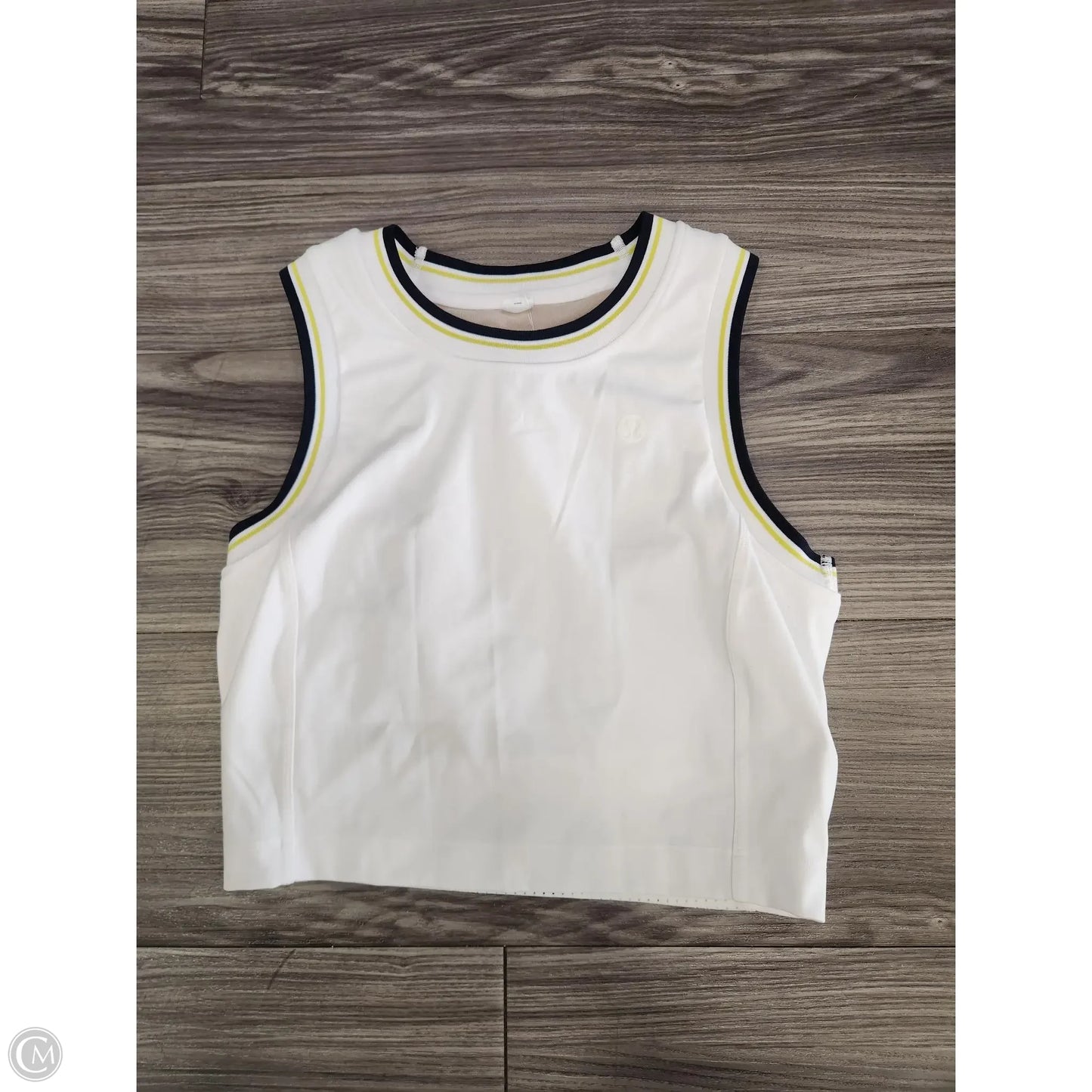 Athletic Tank Top By Lululemon In White, Size: 8