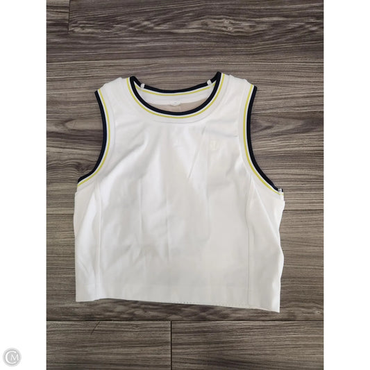 Athletic Tank Top By Lululemon In White, Size: 8