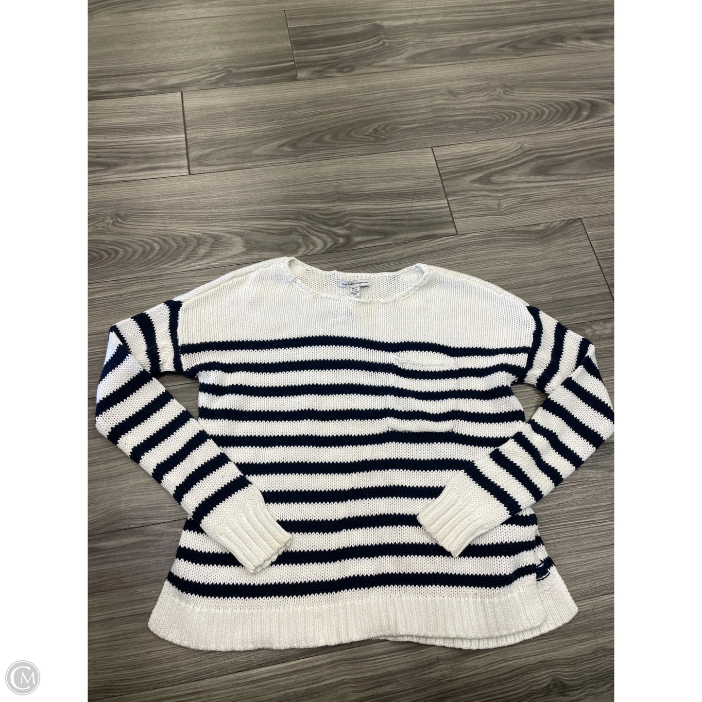Sweater By American Eagle In Striped Pattern, Size: Xs
