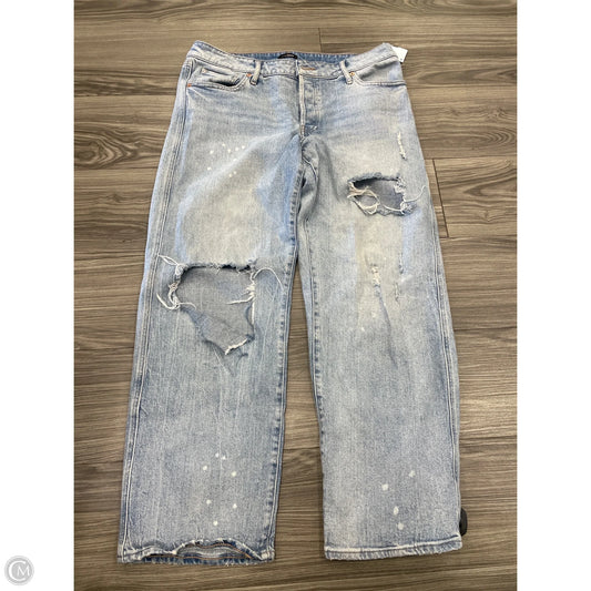 Jeans Wide Leg By Express In Blue, Size: 10