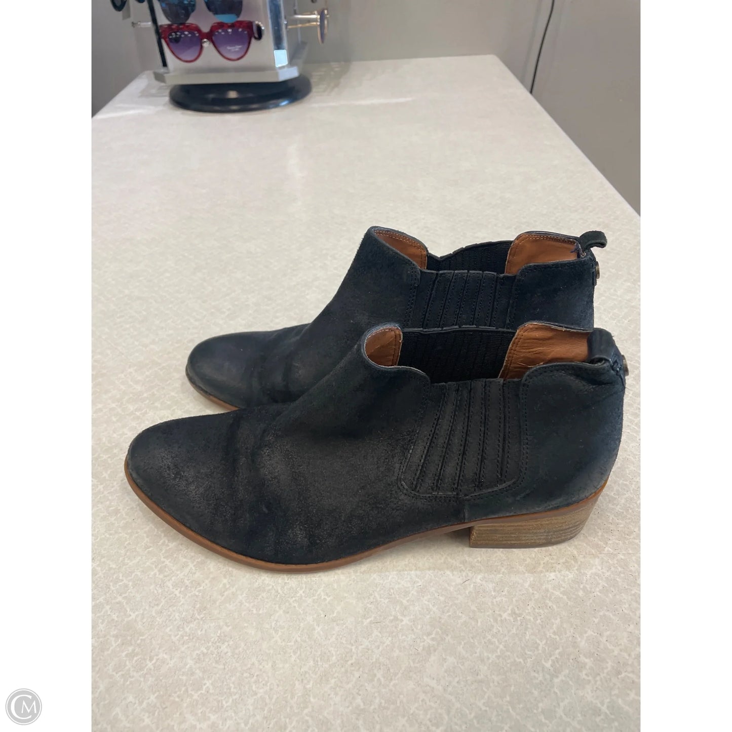Boots Ankle Heels By Tommy Hilfiger In Black, Size: 9