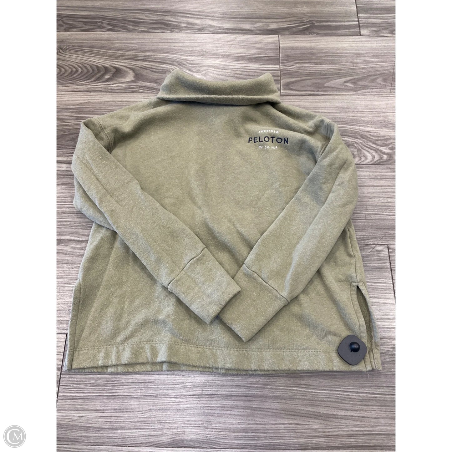 Sweatshirt Collar By Peloton In Green, Size: M
