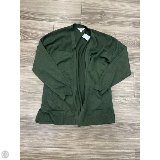 Cardigan By Time And Tru In Green, Size: L