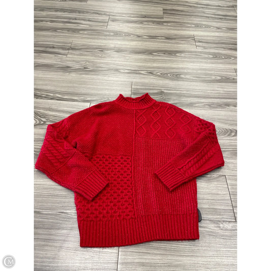 Sweater By American Eagle In Red, Size: M