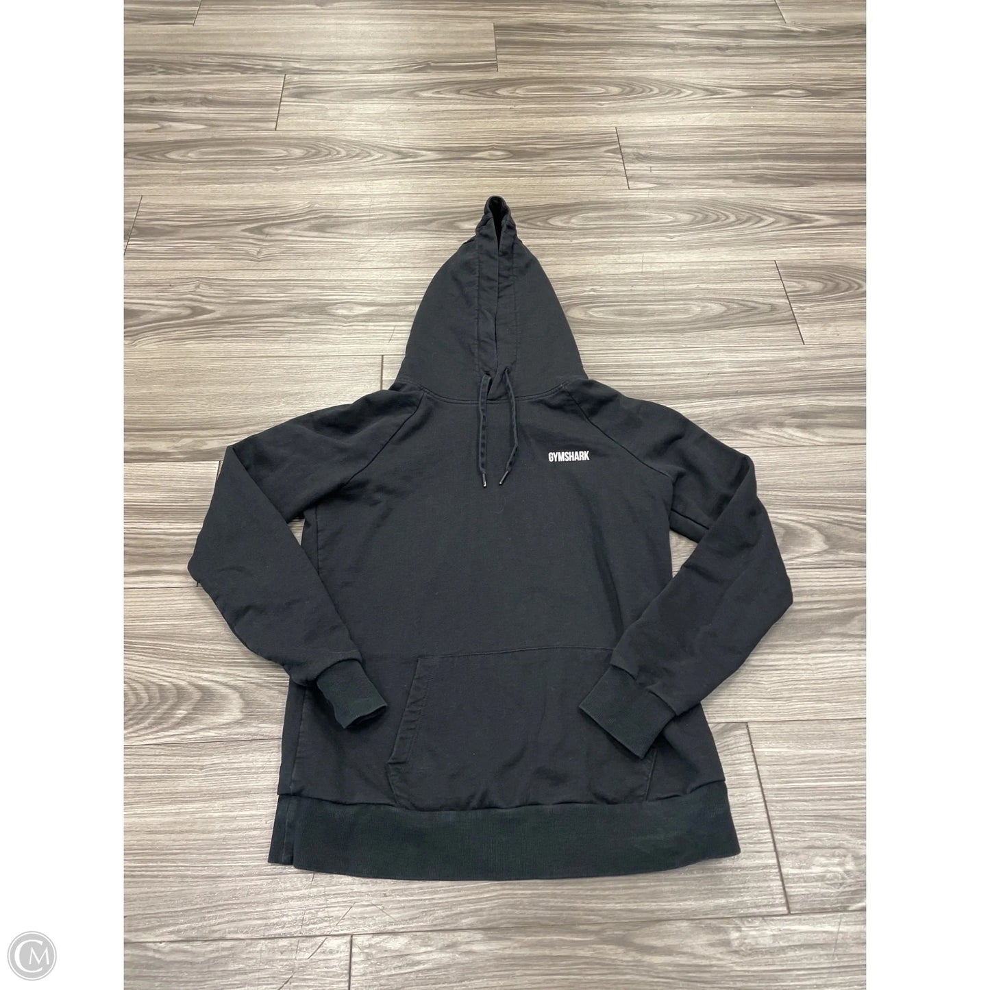 Athletic Sweatshirt Hoodie By Gym Shark In Black, Size: S