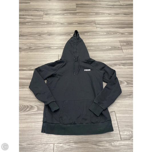 Athletic Sweatshirt Hoodie By Gym Shark In Black, Size: S