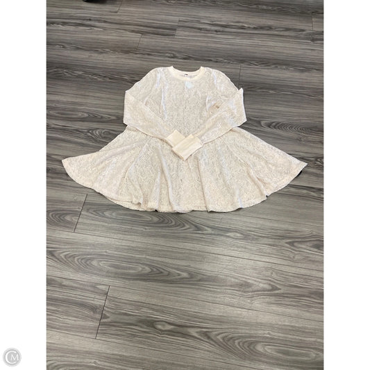 Dress Casual Midi By Free People In Cream, Size: L