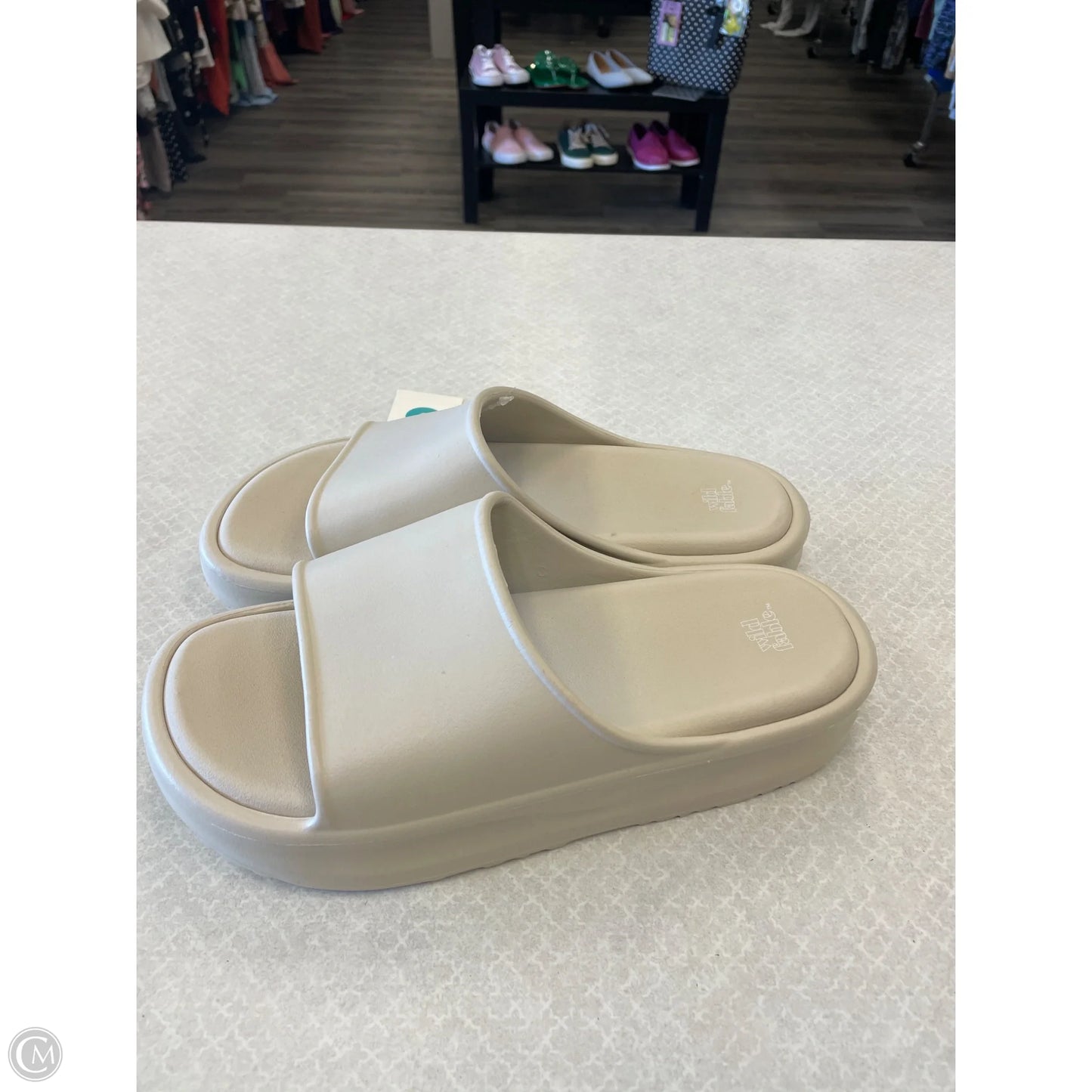 Shoes Heels Platform By Wild Fable In White, Size: 8