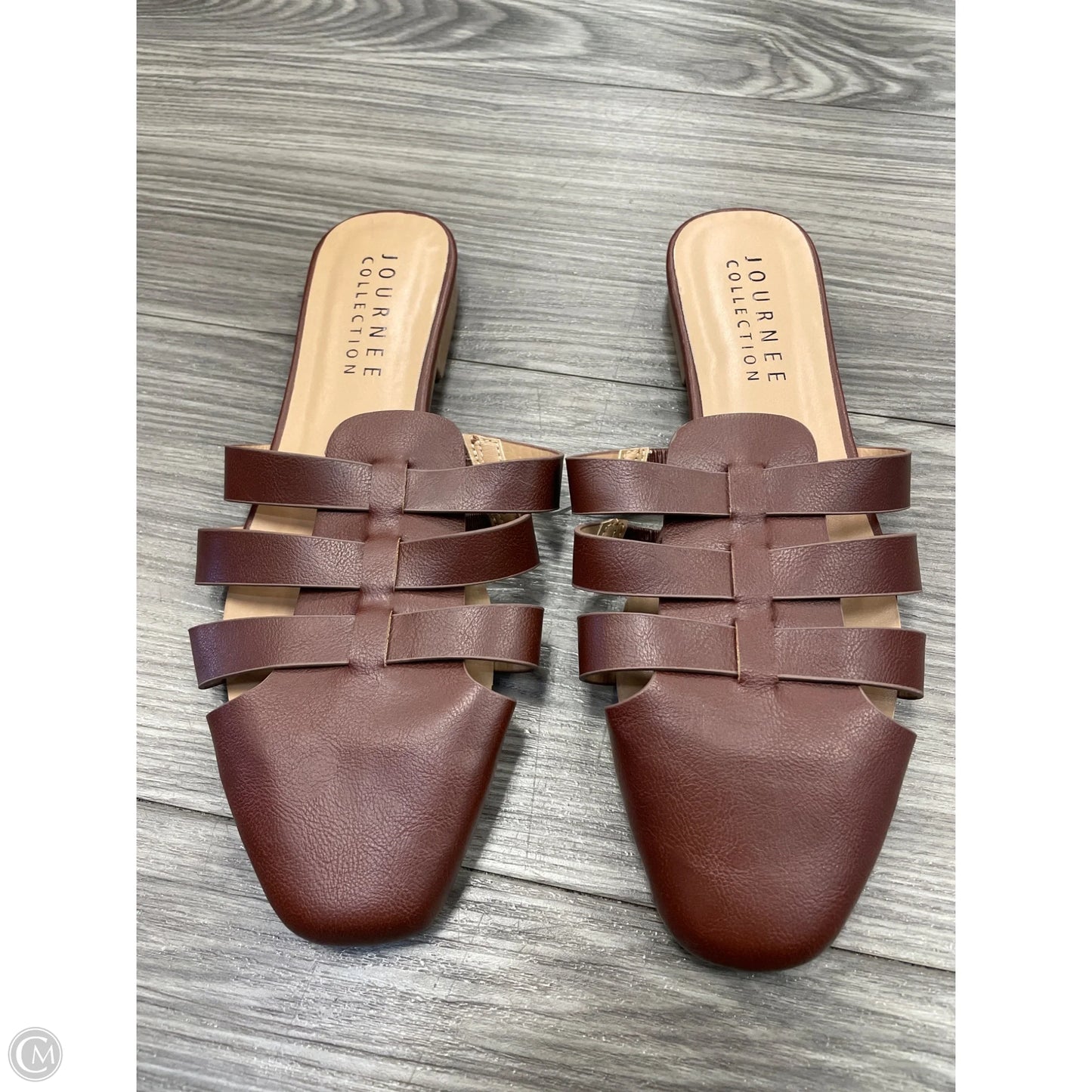 Shoes Flats By Journee In Brown, Size: 9