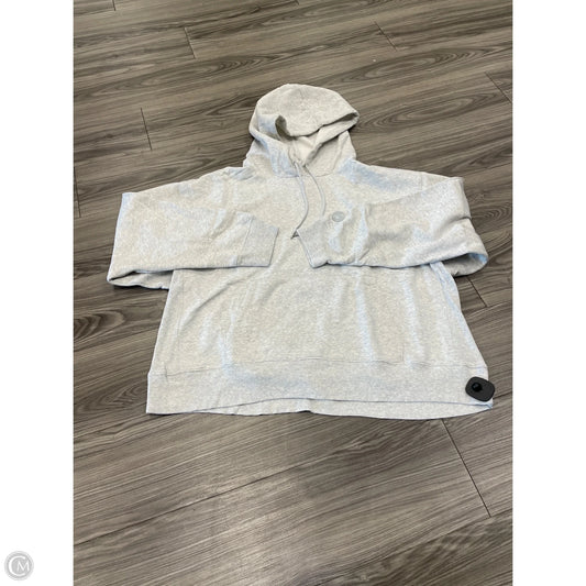 Sweatshirt Hoodie By Pink In Grey, Size: Xxl