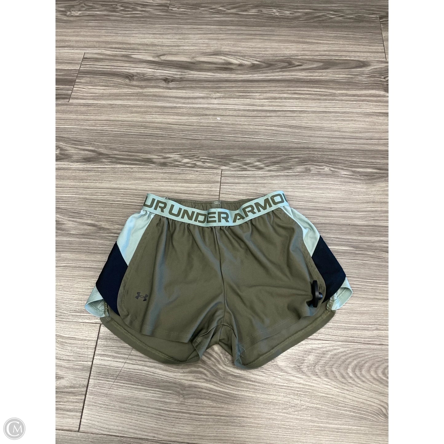 Athletic Shorts By Under Armour In Green, Size: S