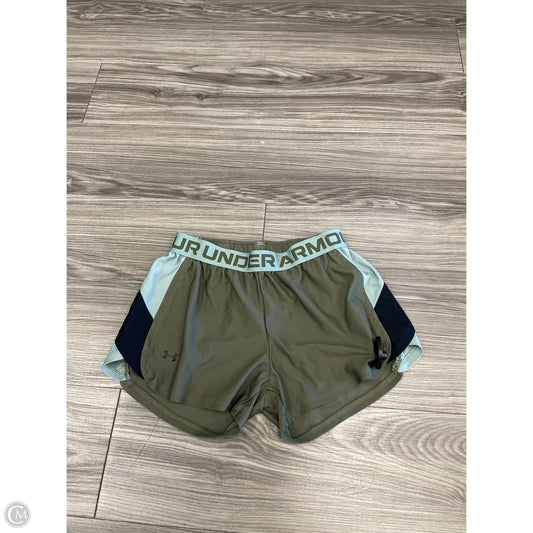 Athletic Shorts By Under Armour In Green, Size: S