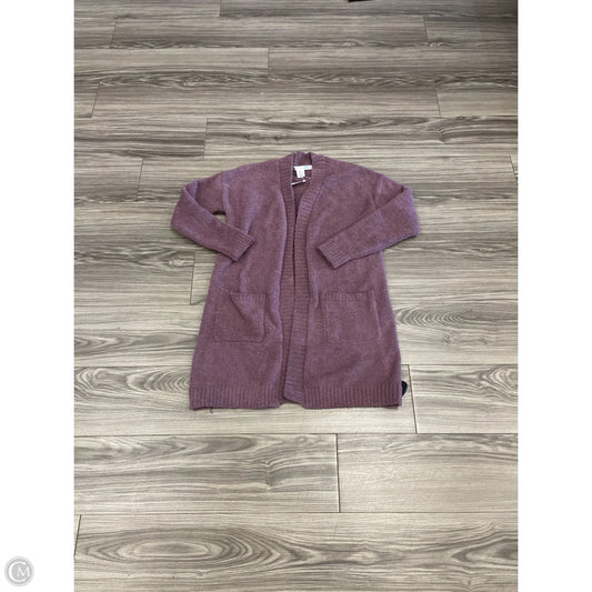 Cardigan By Max Studio In Purple, Size: S