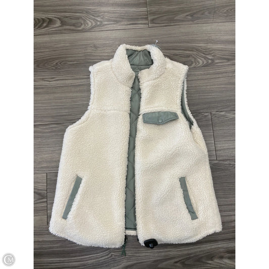 Vest Puffer & Quilted By Clothes Mentor In Cream, Size: S