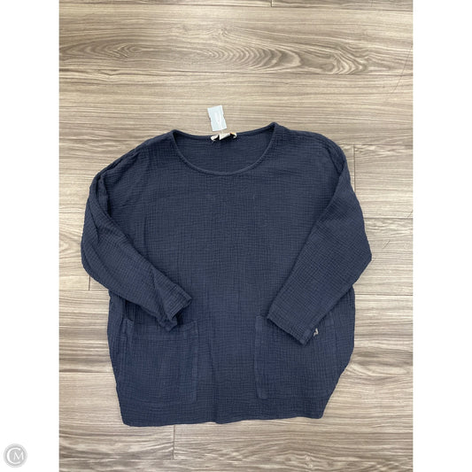 Top Long Sleeve By C And C In Blue, Size: Xl