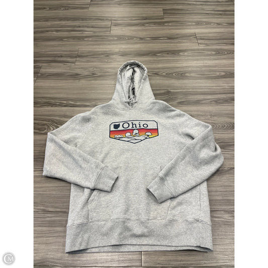 Sweatshirt Hoodie By State Of Mine In Grey, Size: L