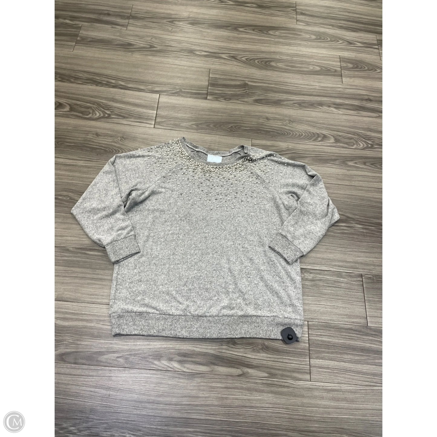 Top Long Sleeve By Torrid In Grey, Size: 3x