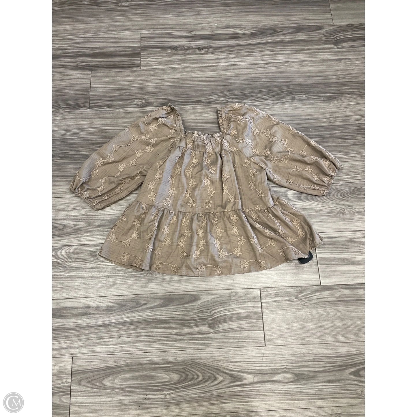 Top Long Sleeve By Hayden La In Brown, Size: M