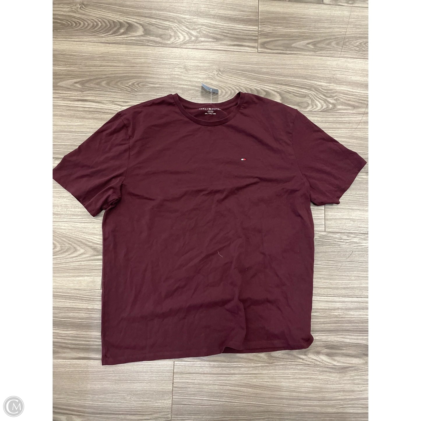 Top Short Sleeve By Tommy Hilfiger In Purple, Size: Xxl