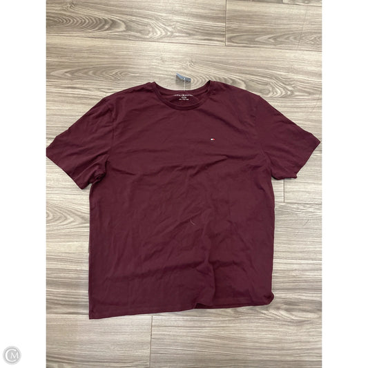 Top Short Sleeve By Tommy Hilfiger In Purple, Size: Xxl