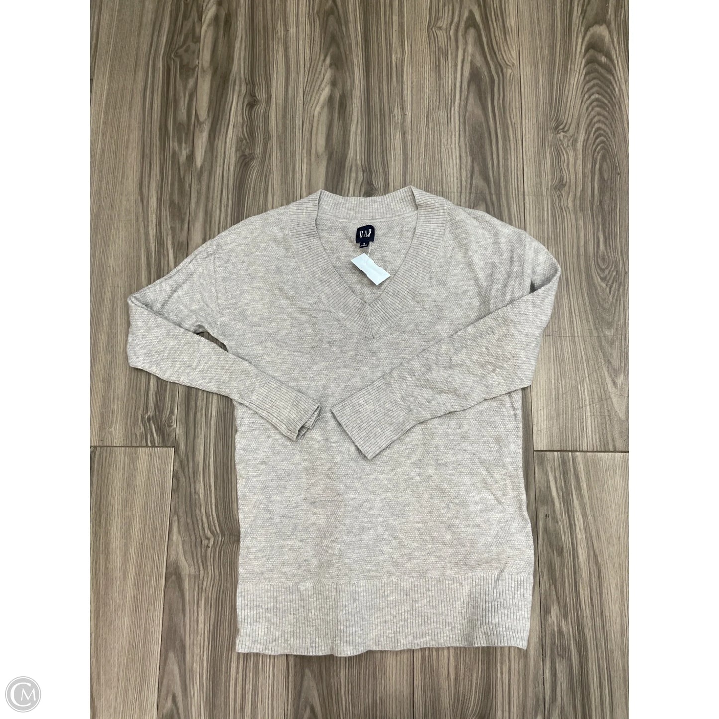 Sweater By Gap In Grey, Size: S