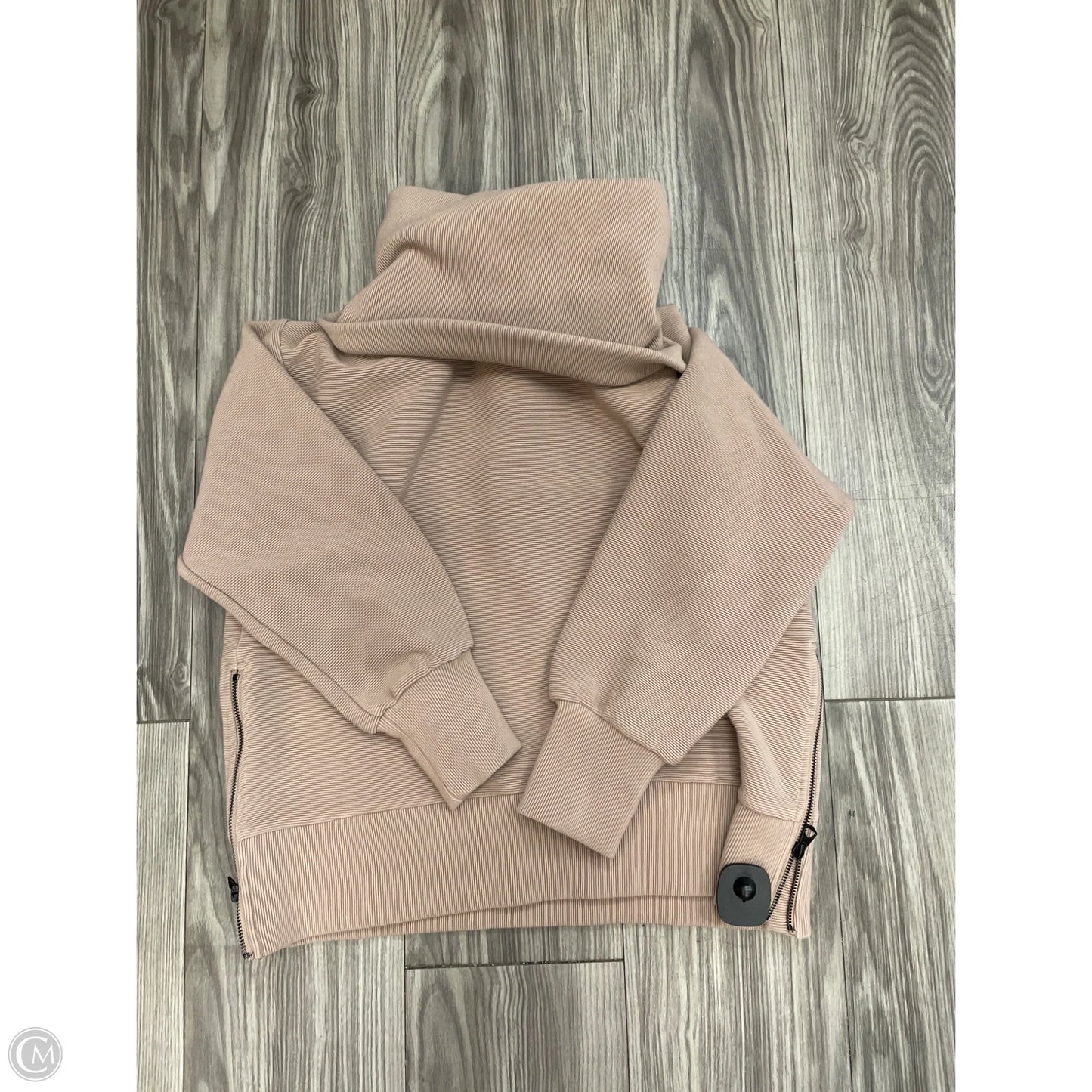 Sweatshirt Collar By Truth In Tan, Size: M