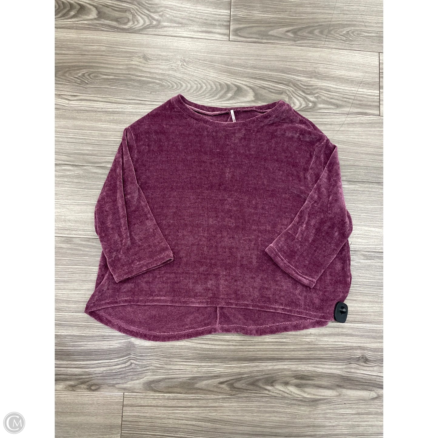 Top Long Sleeve By Poof In Purple, Size: L