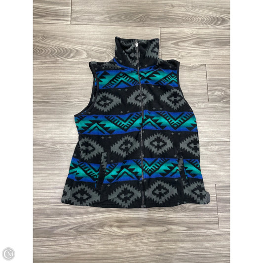 Vest Fleece By Chaps In Blue, Size: Xl